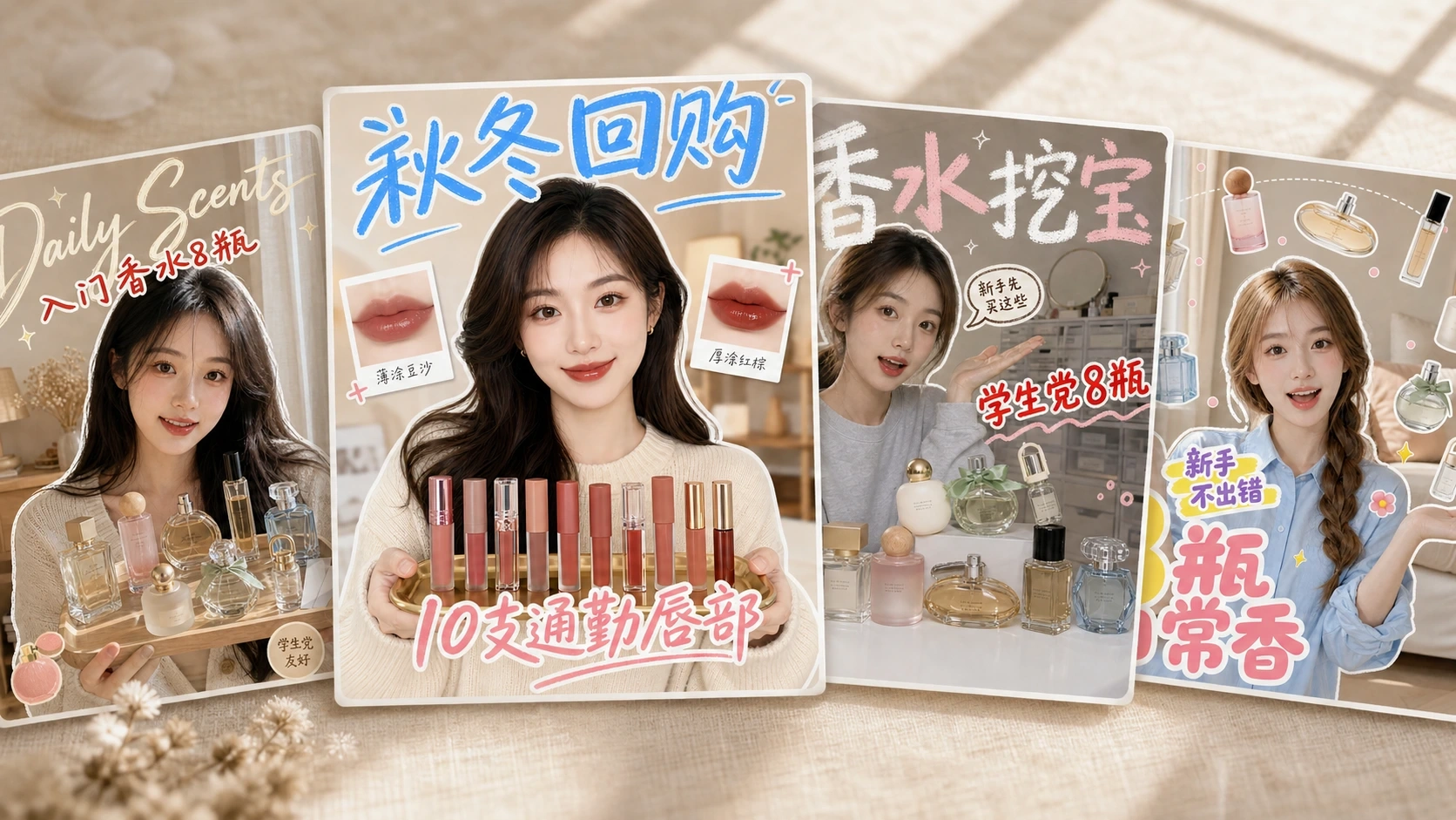 美妆好物封面｜图片 效果图