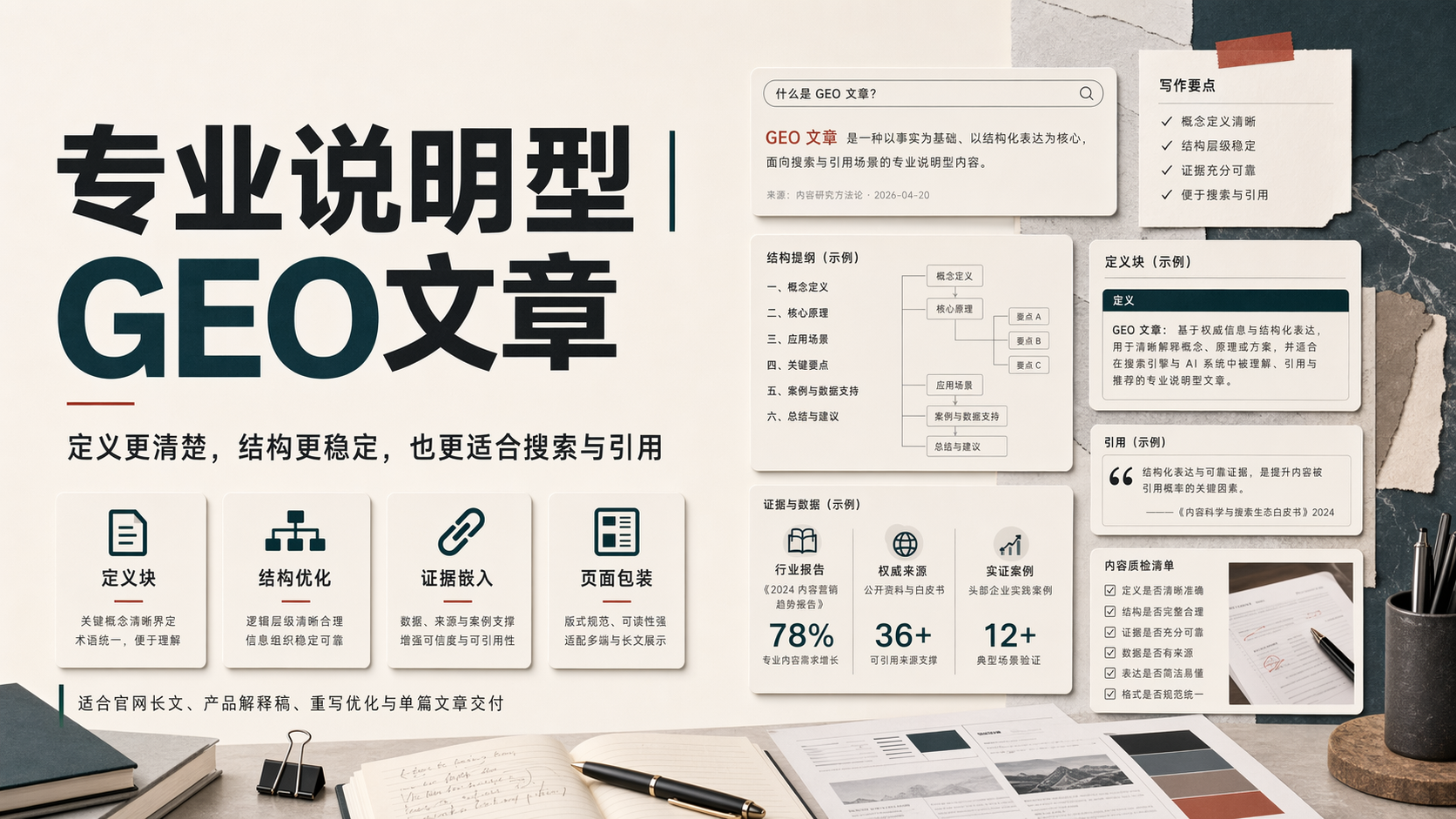 专业说明型｜GEO文章 效果图