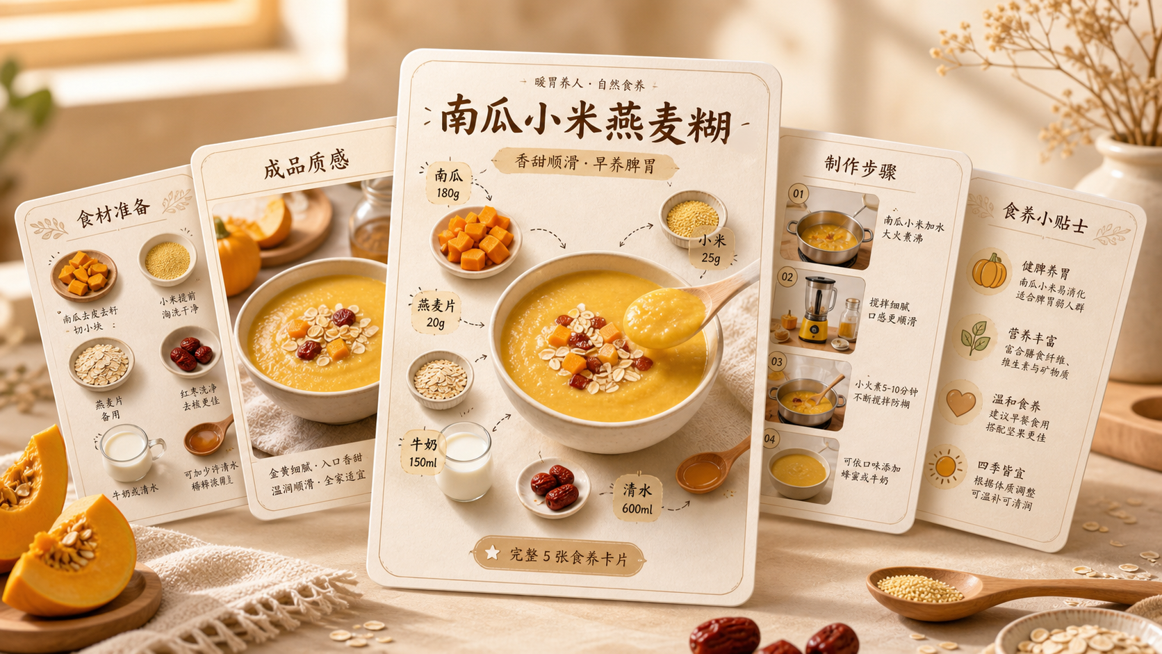 暖色食谱拆解｜图文笔记 效果图