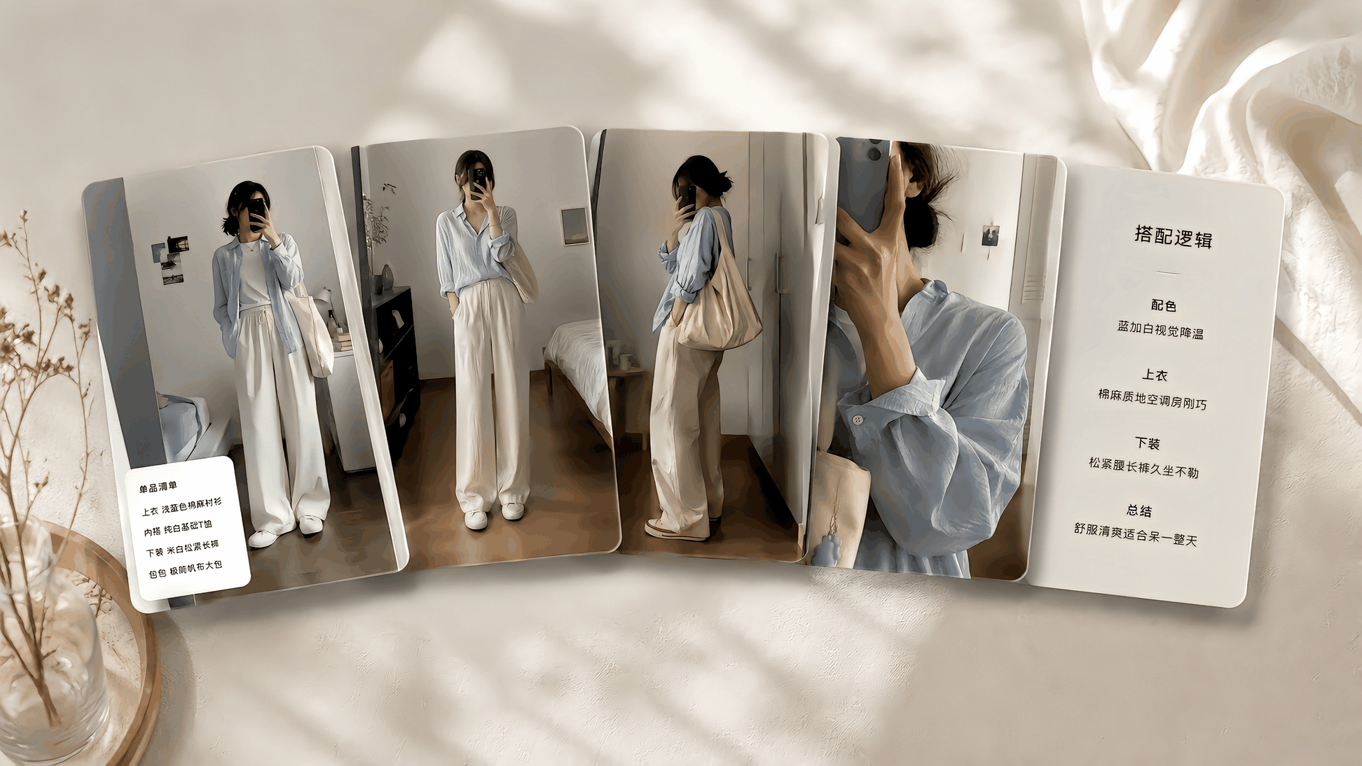 日常 OOTD 对镜自拍｜图文笔记 效果图
