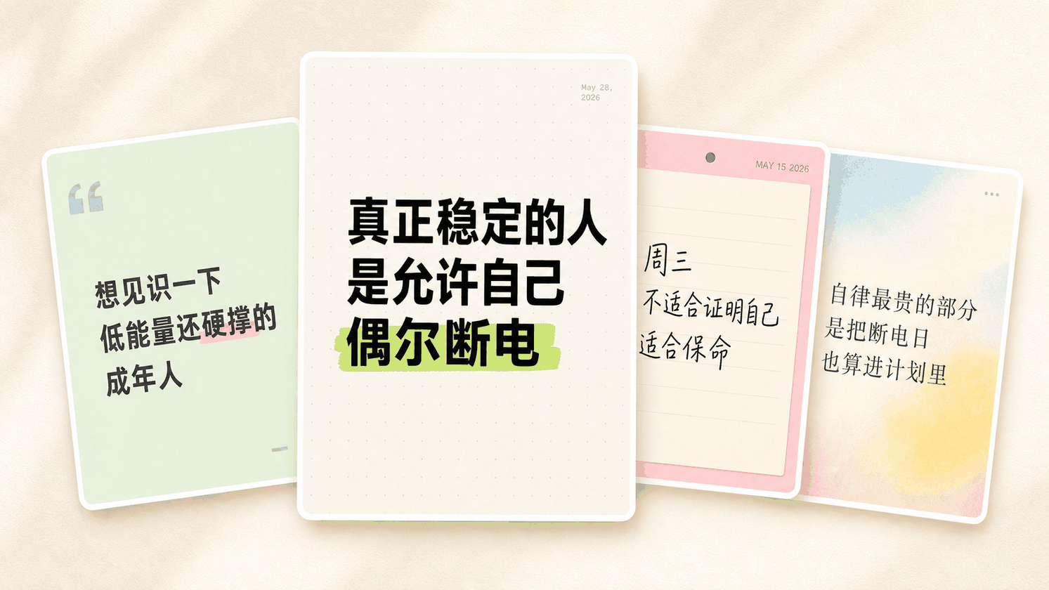 大字报封面｜图文笔记 效果图