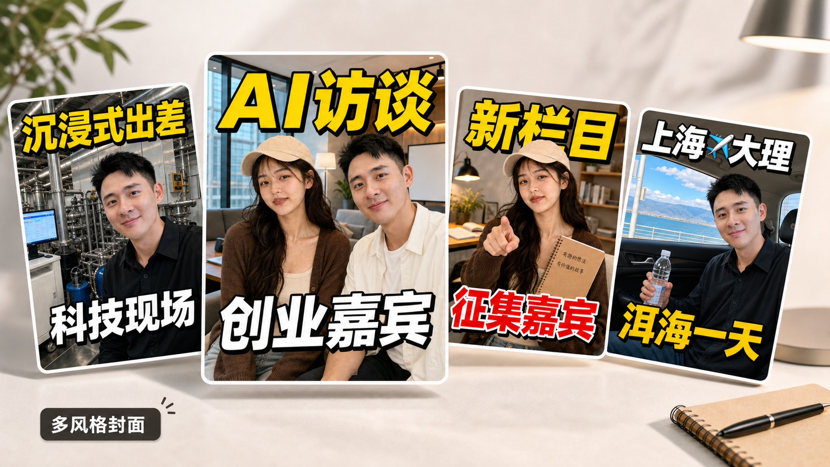 访谈博主封面｜图片 效果图