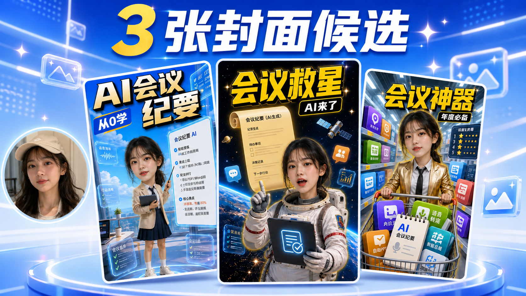 科技博主教学视频封面｜图片 效果图