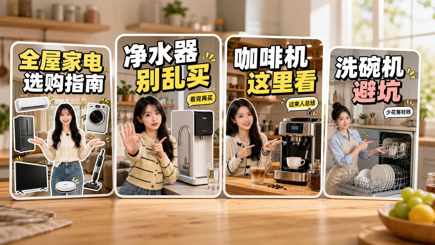 家电博主推荐封面｜图片 效果图