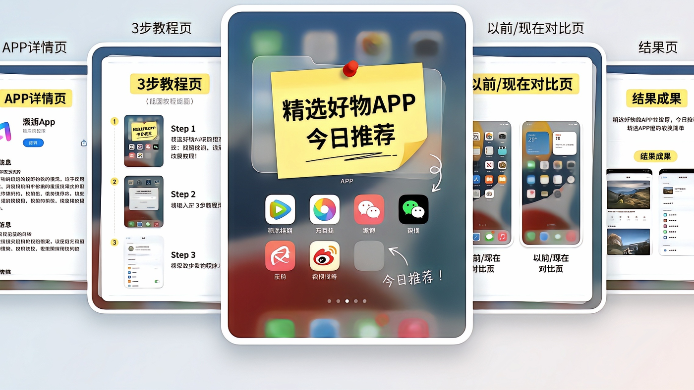 APP合集推广｜图文笔记 效果图
