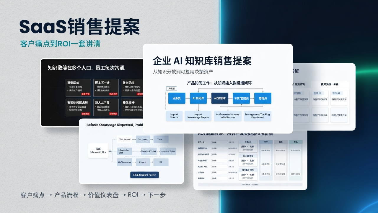 商务多图表｜PPT 效果图