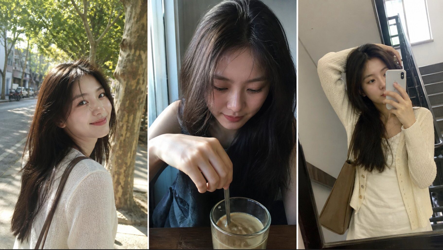 去AI感手机随拍人像｜图片 效果图
