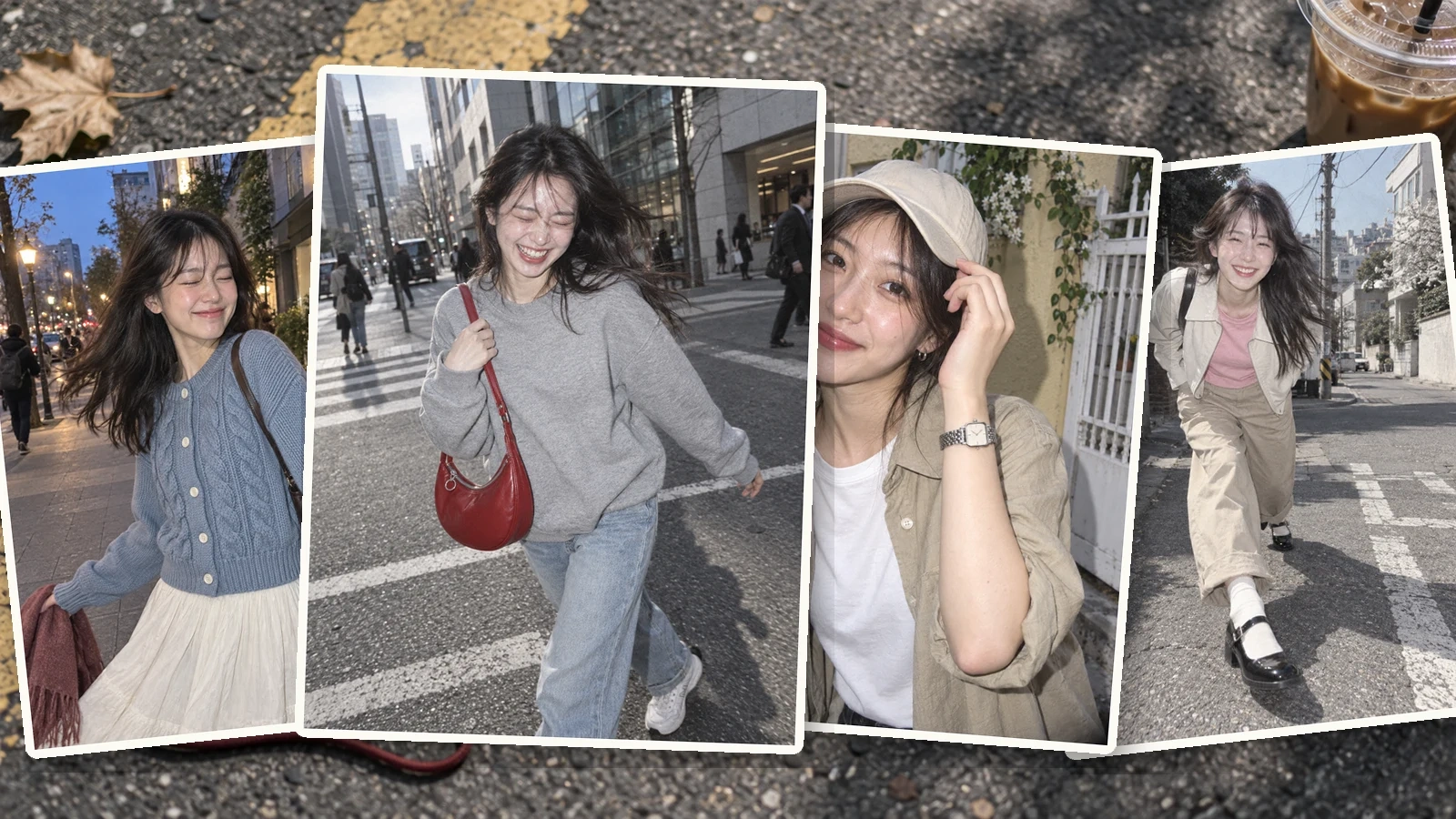 韩系闪光街拍带货｜图文笔记 效果图