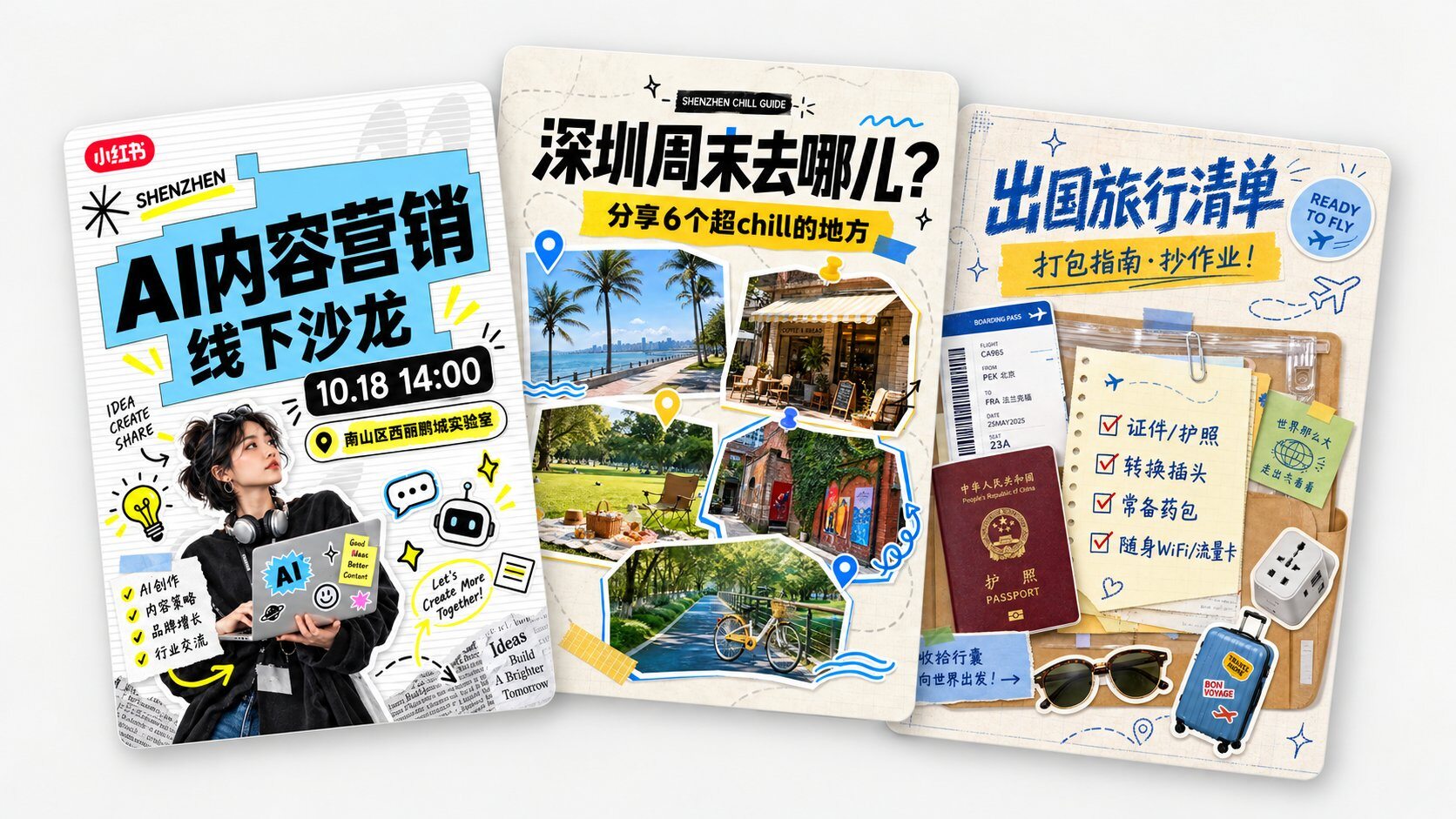 红薯拼贴风海报设计 效果图